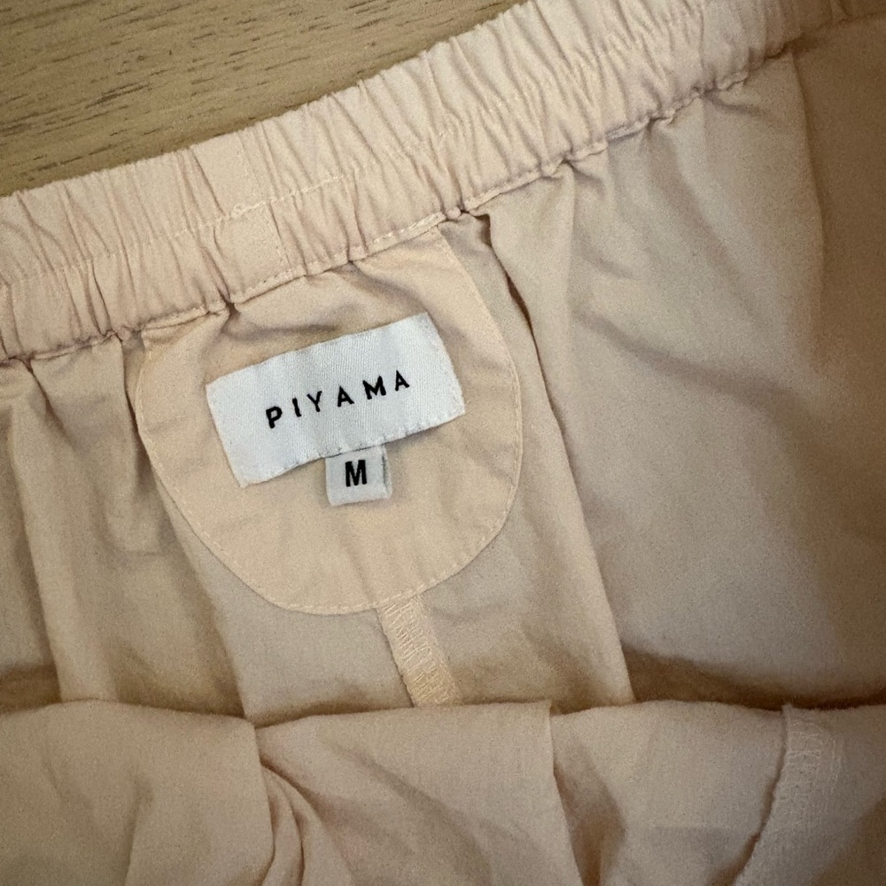 Piyama Peach Ruffle sleep Shorts - Picture 3 of 4